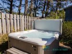 A warm hot tub is awaiting you after your beach walk.